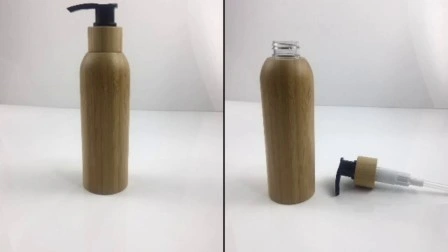 Bambus-Kosmetikdose für Bio-Creme und Lotion