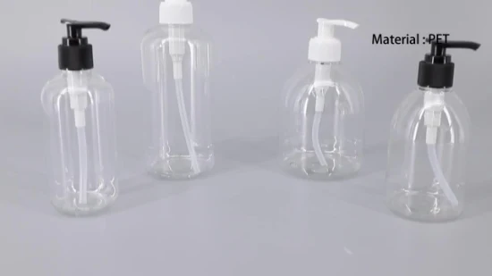 200 ml, 250 ml, 280 ml, 500 ml, leeres, klares Shampoo- und Conditioner-Set, Kunststoff-Haustierflasche mit Lotionspumpe, Sprühflasche