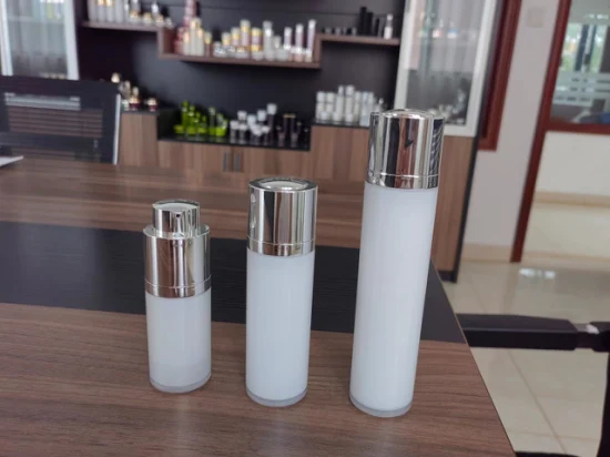15 g, 30 g, 50 g, 100 g, leere Luxus-Acryl-Hautpflegegläser, doppelwandige Kunststoffdosen für kosmetische Gesichtscremes mit Deckelverpackung
