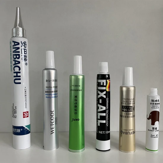 Abl Laminierte Zahnpasta-Kunststofftube mit länglicher Düse, Kosmetikverpackung, Salbenbehälter